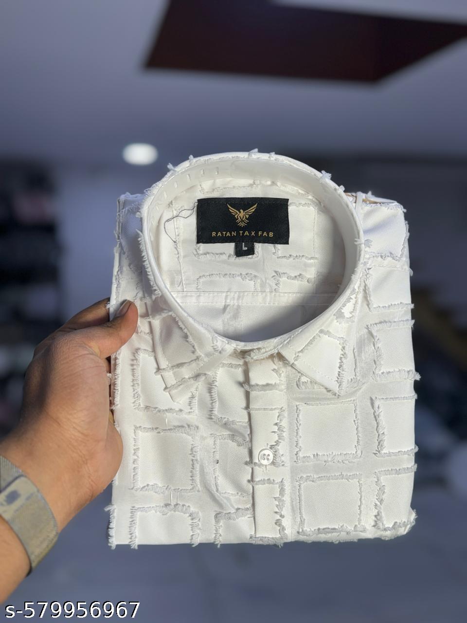 Men's Imported Popcorn Full Sleeve Shirt - Unixkart - View 4