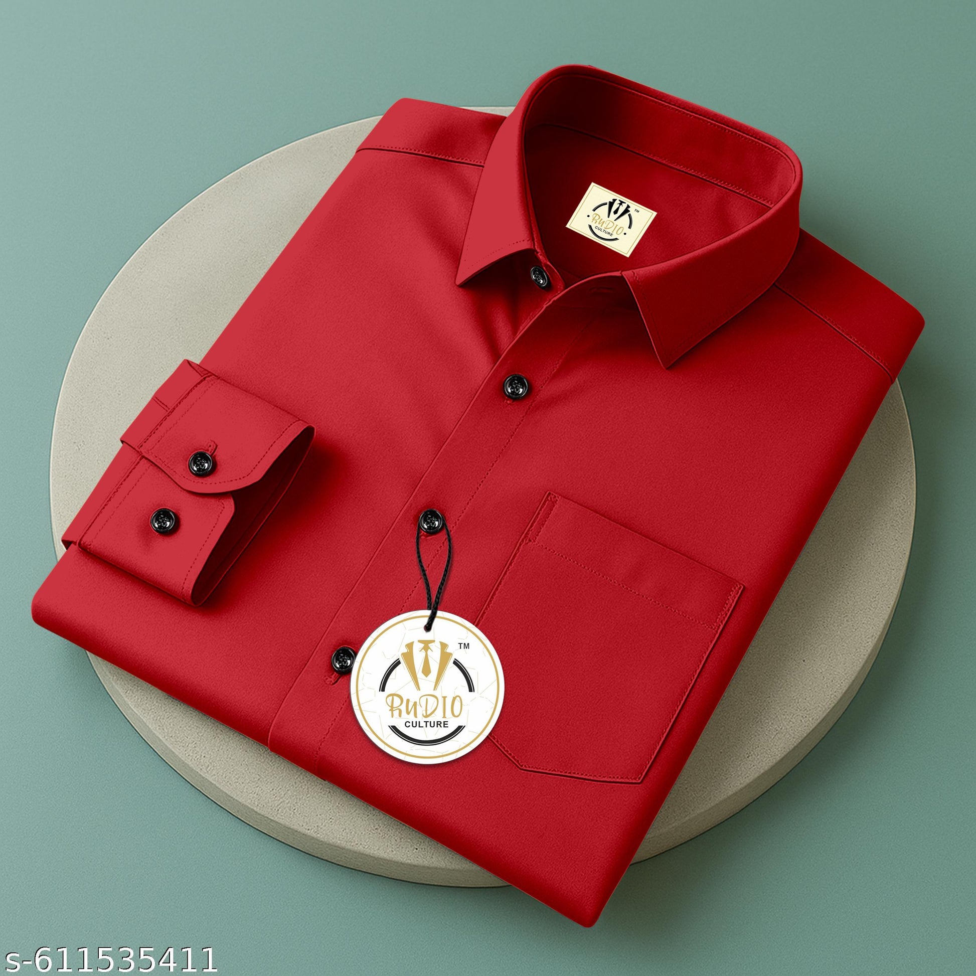 Men's Solid Plain Casual or Formal Shirt - Unixkart - View 4