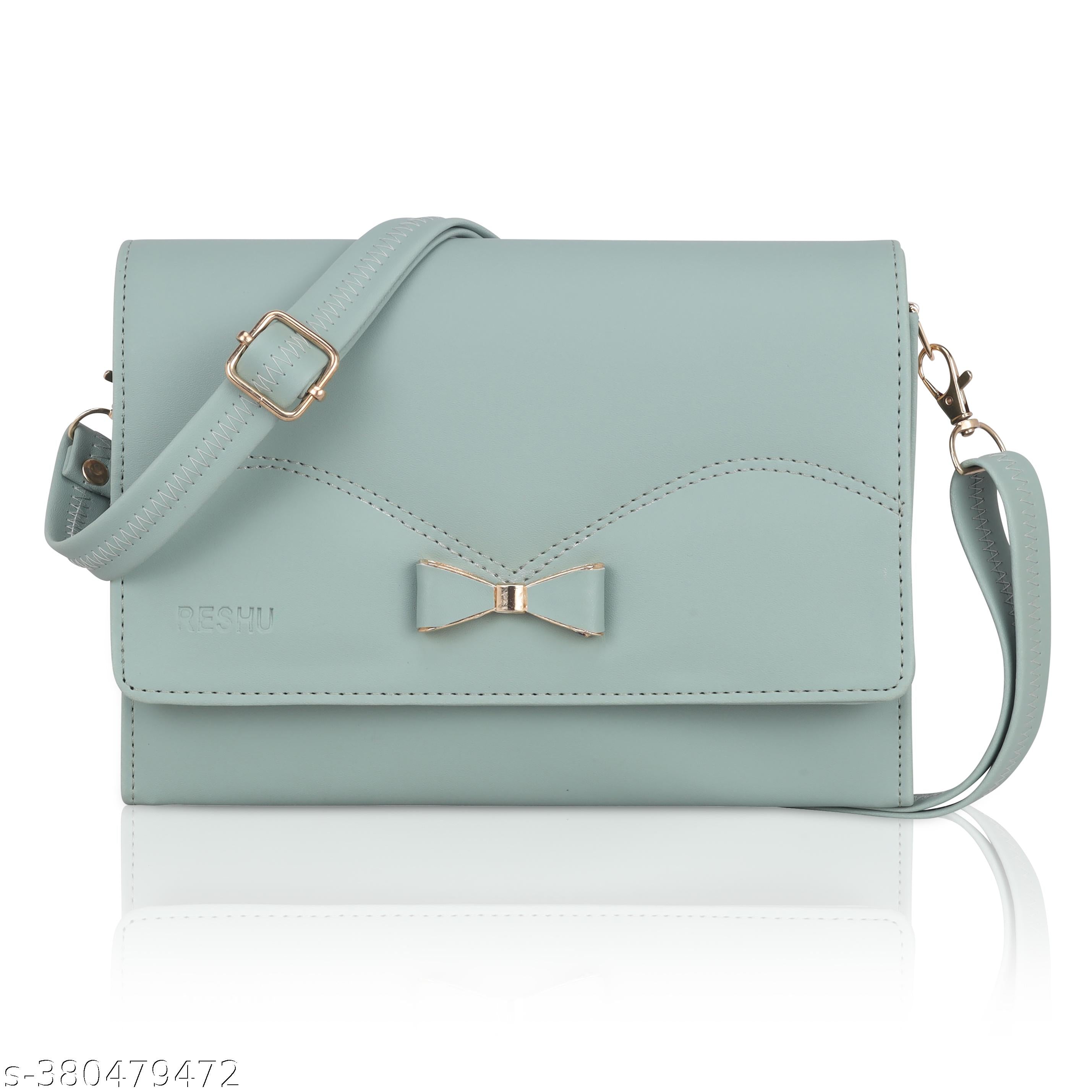 adjustable 5 zipper pocket with card holder premium stylish leather sling bag - Unixkart - View 4