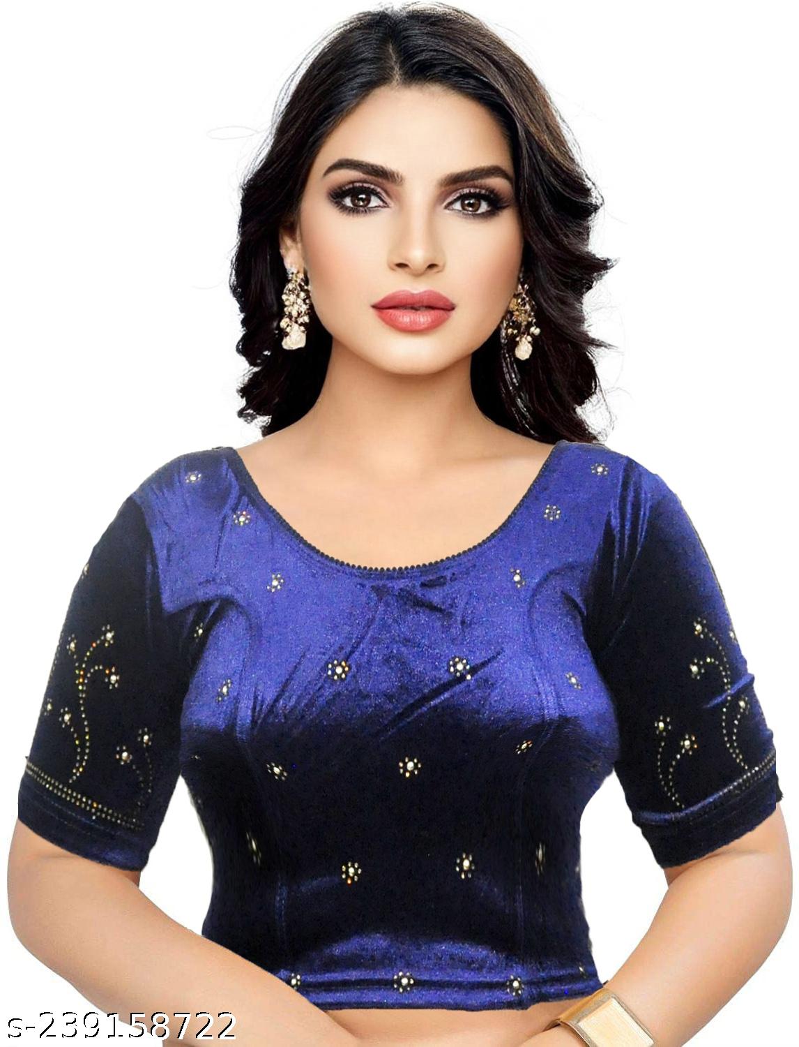 Designer Partywear Crop top Blouse for Women - Unixkart - View 4
