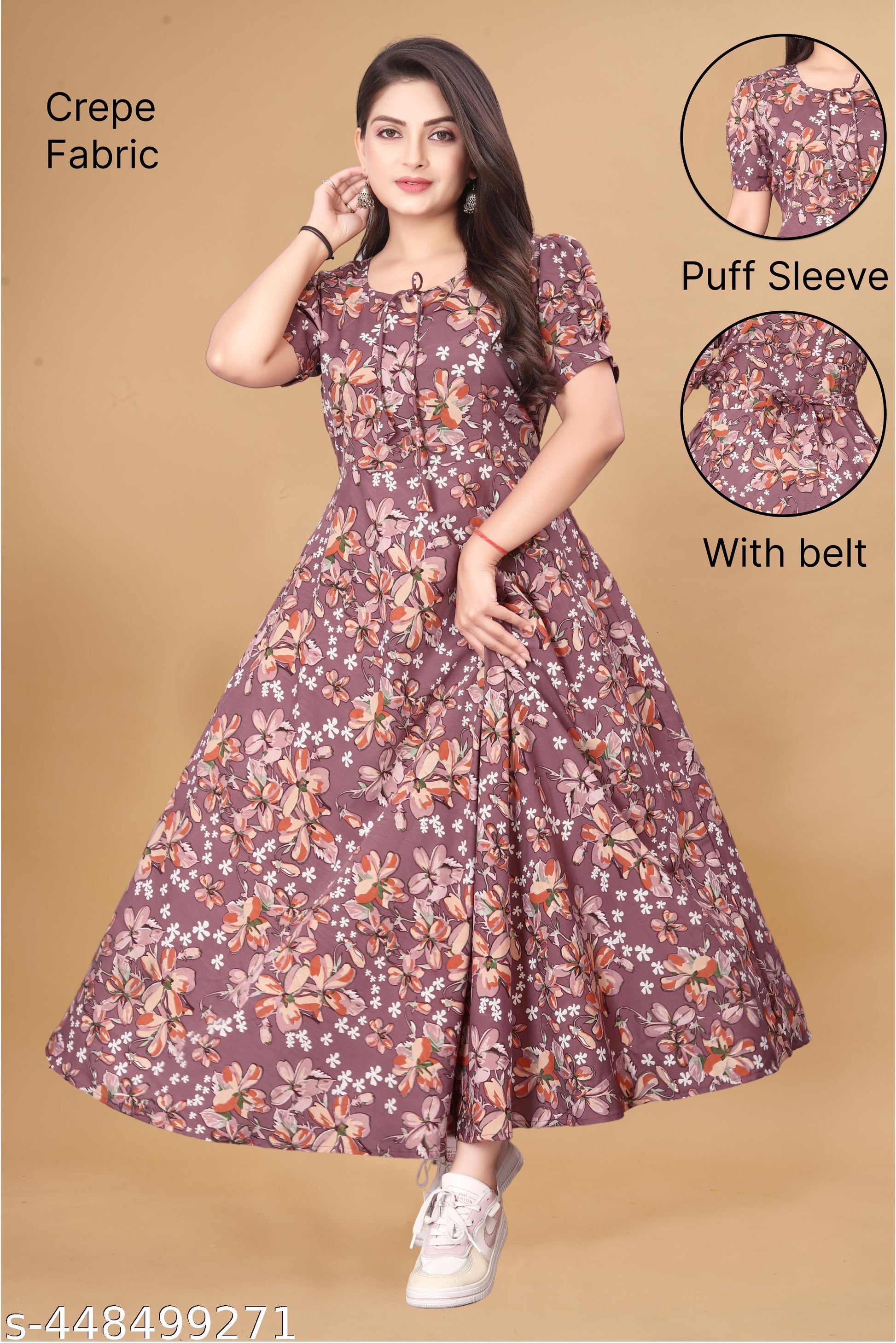 Women's A-Line Glamorous Dress - Unixkart - View 4